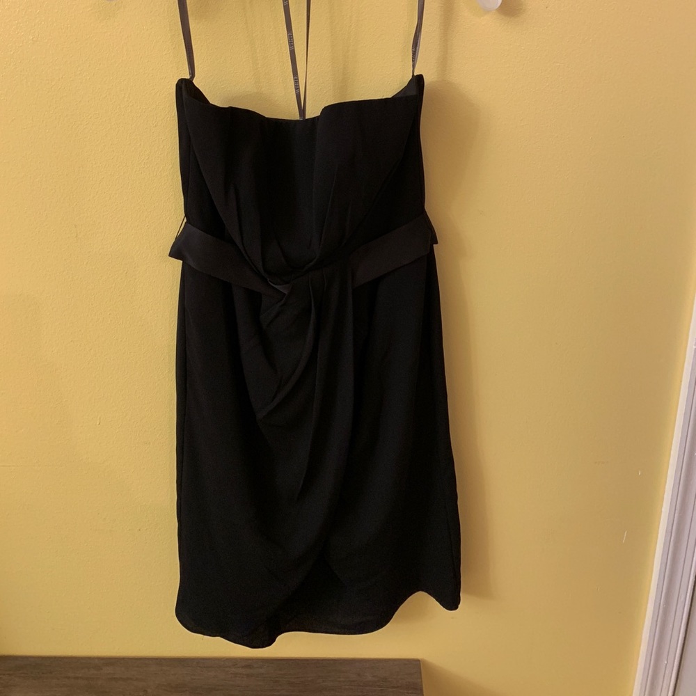 Vera wang white black dress
